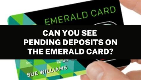 Can you see pending deposits on emerald card - Step 1. Deposit money into your NetSpend account at an authorized reload location. Reload locations include gas stations, check-cashing stores, Western Union agents, Money Gram agents and grocery stores. Pay the deposit amount with cash or a check. Some reload locations charge a transaction fee of up to $3.95.